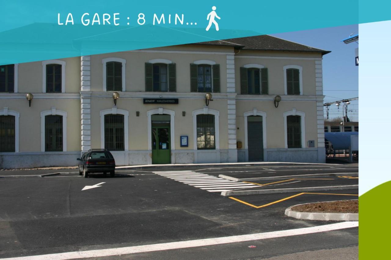 L'Emeraude Rez-De-Chaussee - Parking Prive -Zapart'Hotels Malesherbes Exterior photo